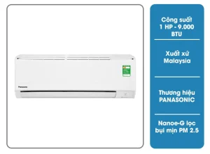 Điều hoà Panasonic CU/CS-N9WKH-8M 1HP Hải Phòng